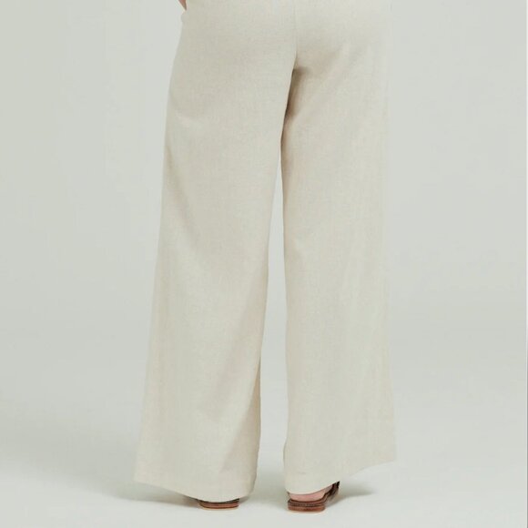 BAMBOO BLONDE Tailored Linen Cupid Pant and Vineyard Vest Set Small - Picture 15 of 16